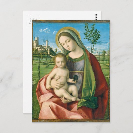 Madonna en Child by Giovanni Bellini Briefkaart (Voorkant / Achterkant)
