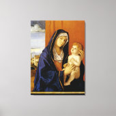 Madonna en Child by Giovanni Bellini Canvas Afdruk (Voorkant)