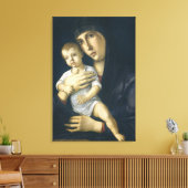 Madonna en Child by Giovanni Bellini Canvas Afdruk (Insitu (Woonkamer))