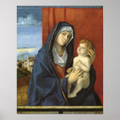 Madonna en Child by Giovanni Bellini Poster (Voorkant)