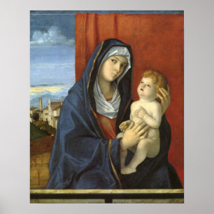 Madonna en Child by Giovanni Bellini Poster