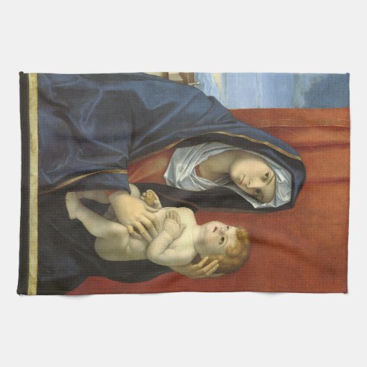 Madonna en Child by Giovanni Bellini Theedoek (Horizontaal)