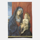 Madonna en Child by Giovanni Bellini Theedoek (Verticaal)