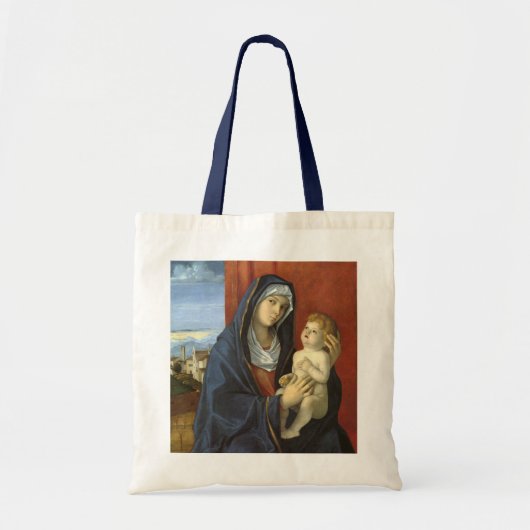 Madonna en Child by Giovanni Bellini Tote Bag (Voorkant)