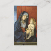 Madonna en Child by Giovanni Bellini Visitekaartje (Achterkant)