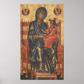 Madonna en Child - Byzantine Fine Art Poster (Voorkant)