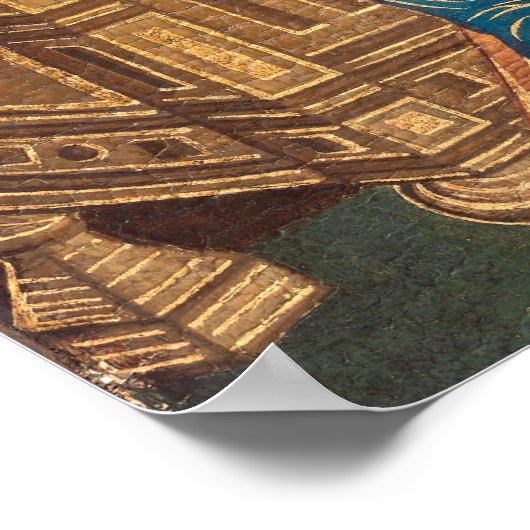 Madonna en Child - Byzantine Fine Art Poster (Hoek)