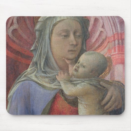 Madonna en Child, c.1430 (tempera op het paneel) Muismat (Voorkant)