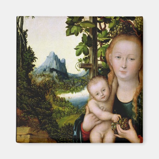 Madonna en Child, c.1525 Magneet (Voorkant)