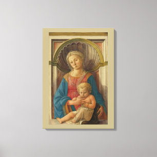 Madonna en Child Canvas Afdruk