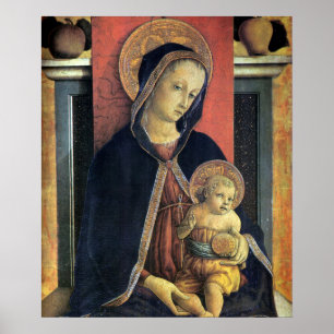 Madonna en Child - Carlo Crivelli - c1468 Poster