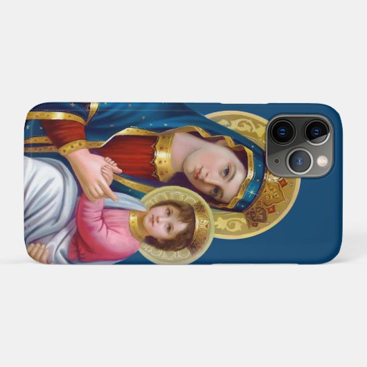 Madonna en Child Case-Mate iPhone Case (Achterkant (horizontaal))