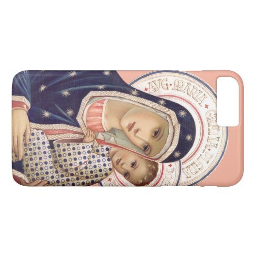 Madonna en Child Case-Mate iPhone Case (Achterkant (Horizontaal))