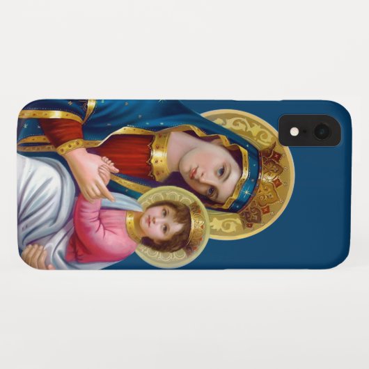 Madonna en Child Case-Mate iPhone Case (Achterkant (horizontaal))