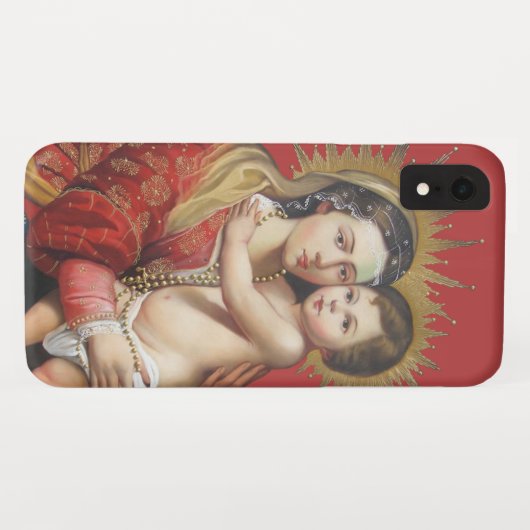 Madonna en Child Case-Mate iPhone Case (Achterkant (horizontaal))