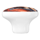 Madonna en Child Ceramic Knob Keramische Knop (Zijkant)