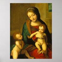 Madonna en Child - Correggio Fine Art Poster