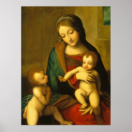 Madonna en Child - Correggio Fine Art Poster