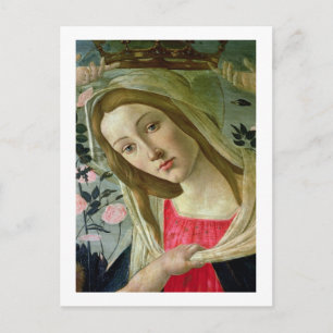 Madonna en Child Crowned by Angels, detail van de Briefkaart