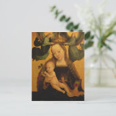 Madonna en Child Crowned by Two Angels, c.1520 Briefkaart (Staand voorkant)