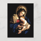 Madonna en Child Custom Postcard Briefkaart (Voorkant)