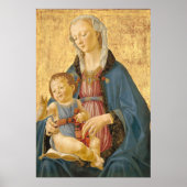 Madonna en Child - D. Ghirlandaio Fine Art Poster (Voorkant)