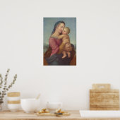 Madonna en Child (De Tempi Madonna) van Raphael Poster (Keuken)