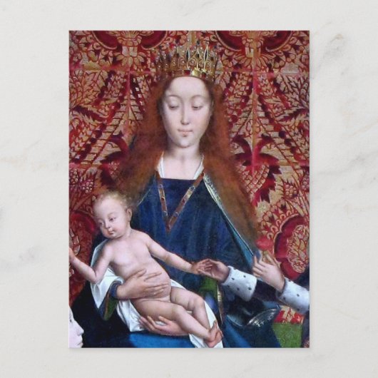 Madonna en Child (detail; M 070) Briefkaart (Voorkant)