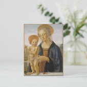 Madonna en Child door Andrea del Verrocchio Briefkaart (Staand voorkant)