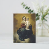 Madonna en Child door Bartolome Esteban Murillo Briefkaart (Staand voorkant)