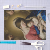 Madonna en Child door Giovanni Battisti da Salvi Tissuepapier (Craft)