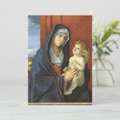 Madonna en Child door Giovanni Bellini, Baby showe Kaart (Staand voorkant)