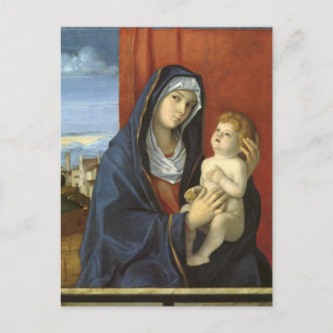 Madonna en Child door Giovanni Bellini Briefkaart