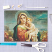 Madonna en Child door Hans Zatzka Tissuepapier (Craft)