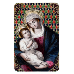 Madonna en Child (DPT 001) Magneet