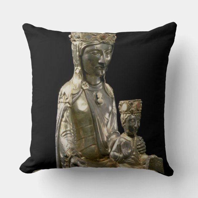 Madonna en Child Enthroned, beeldje, Frans, 12 Kussen (Voorkant)