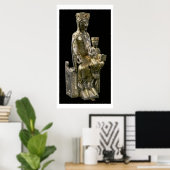 Madonna en Child Enthroned, beeldje, Frans, 12 Poster (Thuiskantoor)