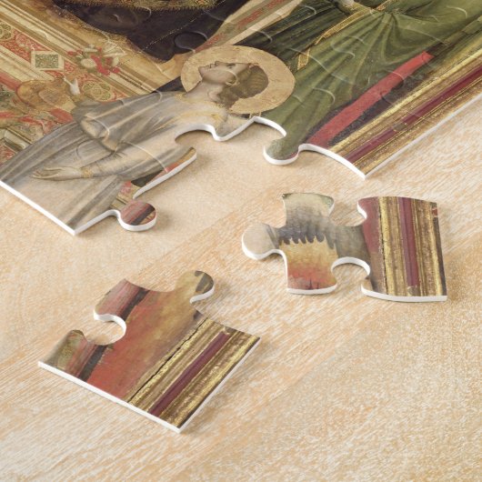 Madonna en Child Enthroned, c.1300-03 (PRE-restor) Legpuzzel (Zijkant)