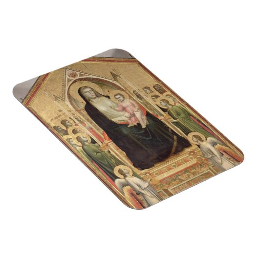 Madonna en Child Enthroned, c.1300-03 (PRE-restor) Magneet (Rechterzijde)