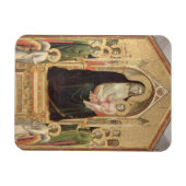 Madonna en Child Enthroned, c.1300-03 (PRE-restor) Magneet (Horizontaal)