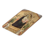 Madonna en Child Enthroned, c.1300-03 (PRE-restor) Magneet (Linkerzijde)