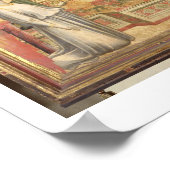 Madonna en Child Enthroned, c.1300-03 (PRE-restor) Poster (Hoek)