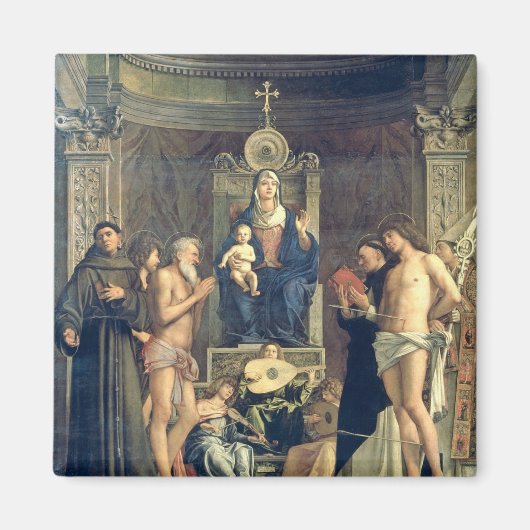 Madonna en Child Enthroned. Francis, J Magneet (Voorkant)