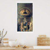 Madonna en Child Enthroned. Francis, J Poster (Keuken)