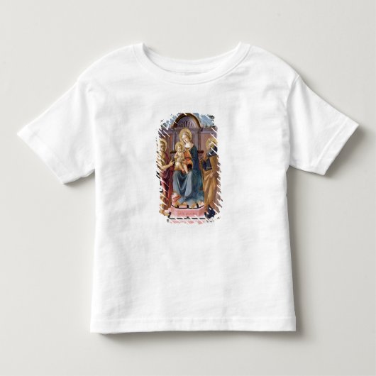 Madonna en Child Enthroned met SS Kinder Shirts (Voorkant)