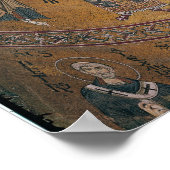 Madonna en Child Enthroned Poster (Hoek)