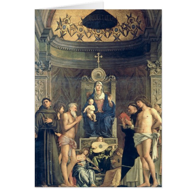 Madonna en Child Enthroned tussen SS. Francis, J (Voorkant)