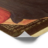 Madonna en Child Enthrong met Donor Vulciano Poster (Hoek)