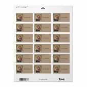 Madonna en Child Etiket (Full Sheet)