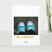 Madonna en Child Feestdagen Kaart (Achterkant)